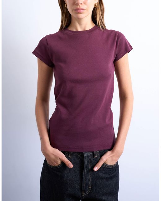 TOPSHOP Purple Everyday Tee