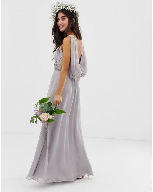 asos bridesmaid grey