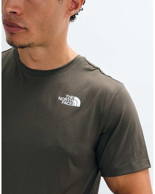The North Face White Training 24/7 Logo T-Shirt for men