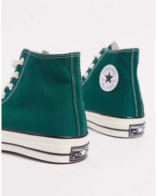 Converse best sale verde oscuro