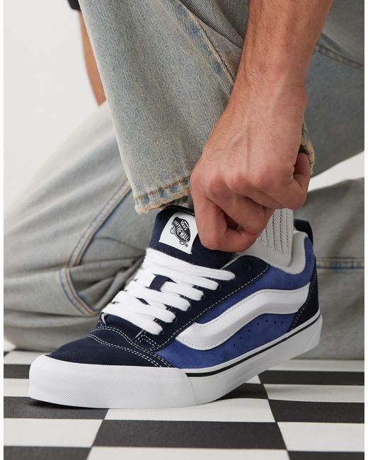 Vans Gray Knu Skool Sneakers for men