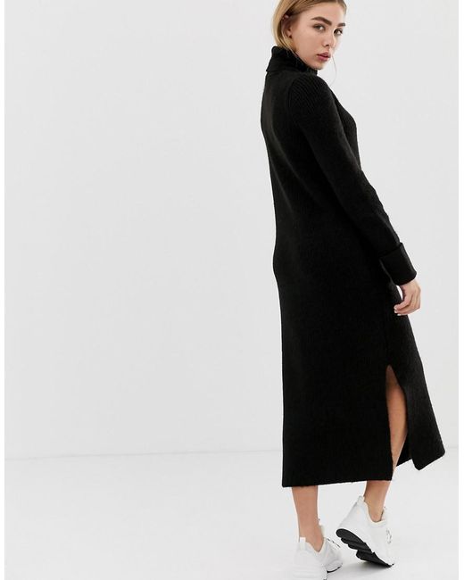midi length jumper dress