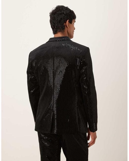 ASOS Black Slim Suit Jacket for men