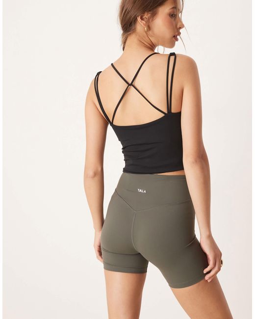 Tala Natural Dayflex Wrap High Waisted Shorts