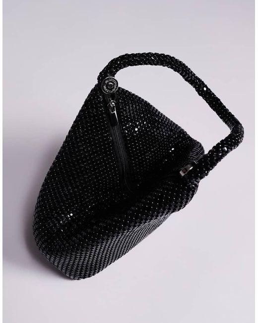 ASOS Mini Clutch Handtas Van Maliën in het Black
