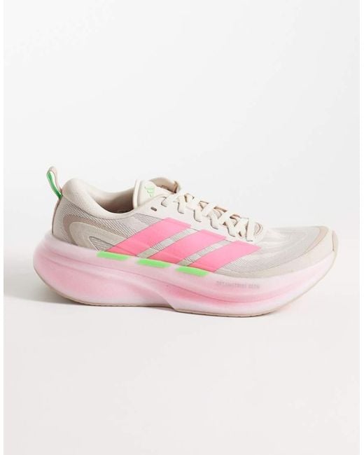 Adidas Originals Pink Adidas Running Supernova Glide Trainers