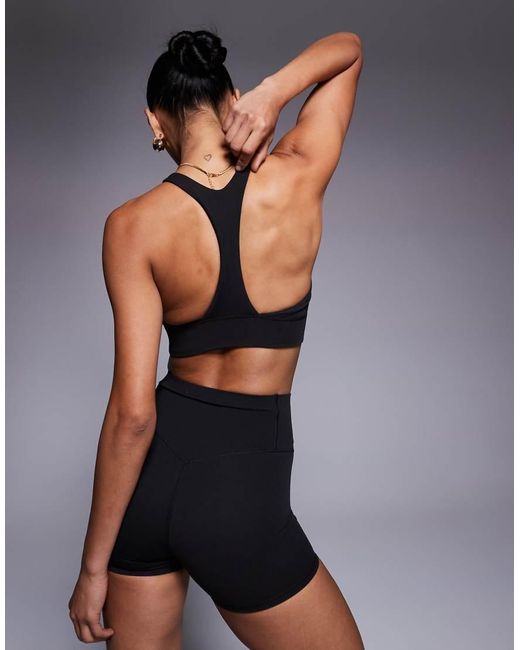 PUMA Gray X Hyrox Shapeluxe High Neck Sports Bra