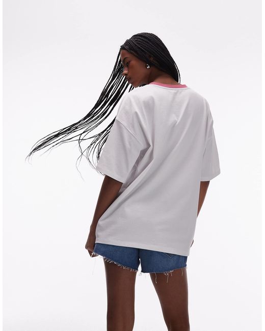 TOPSHOP Gray – oversize-t-shirt