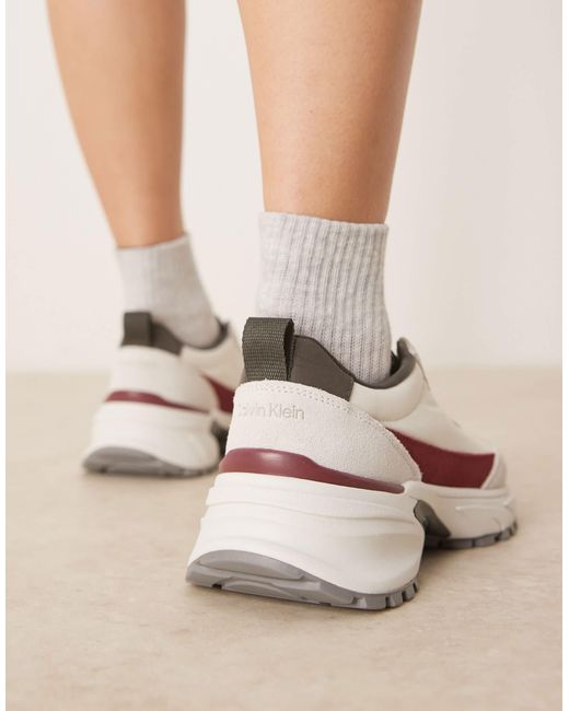 Calvin Klein Natural Tokyo Runner Trainers