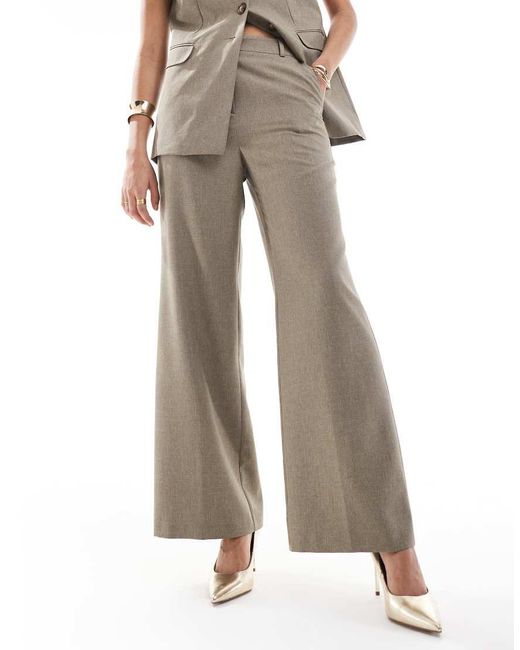 Miss Selfridge Elegante Broek Met Wijde Pijpen in het White