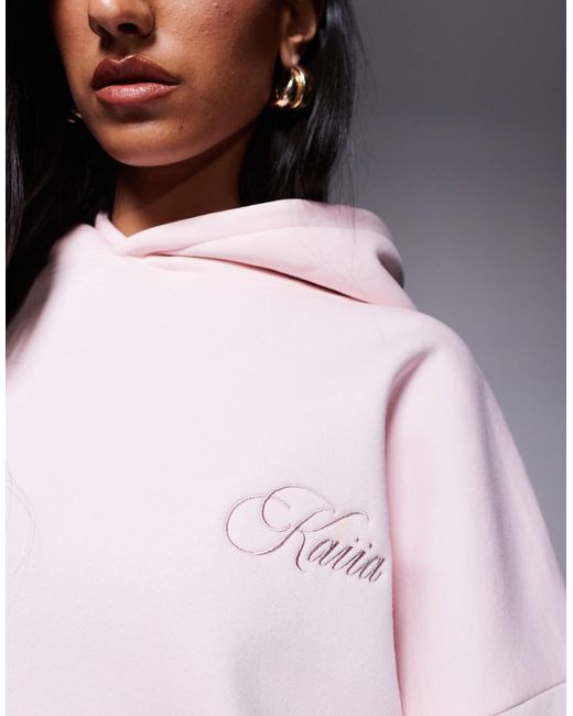 Kaiia Pink – studio – oversize-kapuzenpullover