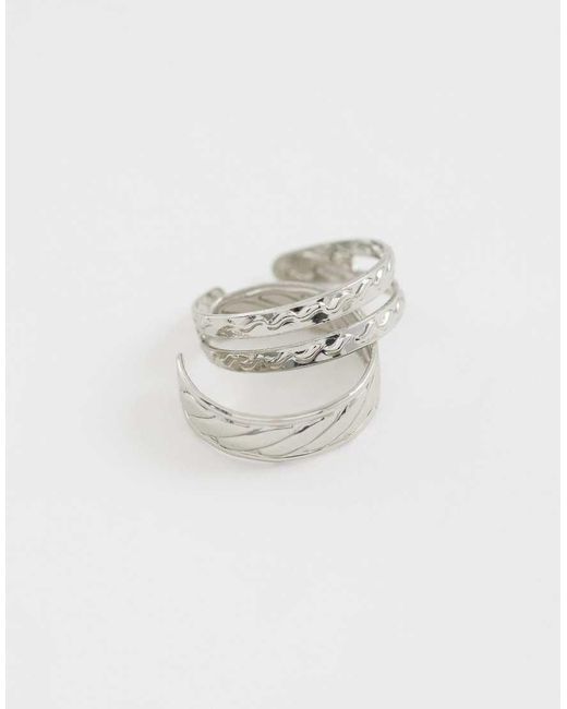 ASOS White Pack Of 2 Toe Rings