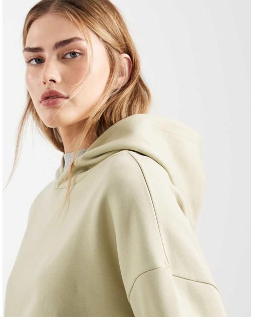 Sudadera Extragrande Con Capucha E Interior Cepillado De ASOS de color Natural