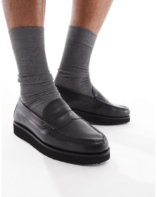 ASOS Black Loafers for men