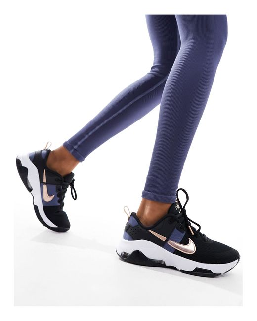 Zoom bella 6 - sneakers nere e color bronzo di Nike in Blue