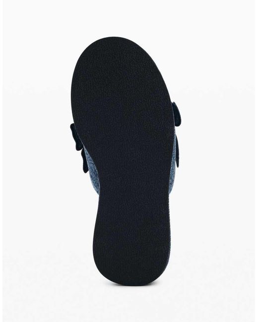 Desigual Blue Platform Denim Sandal