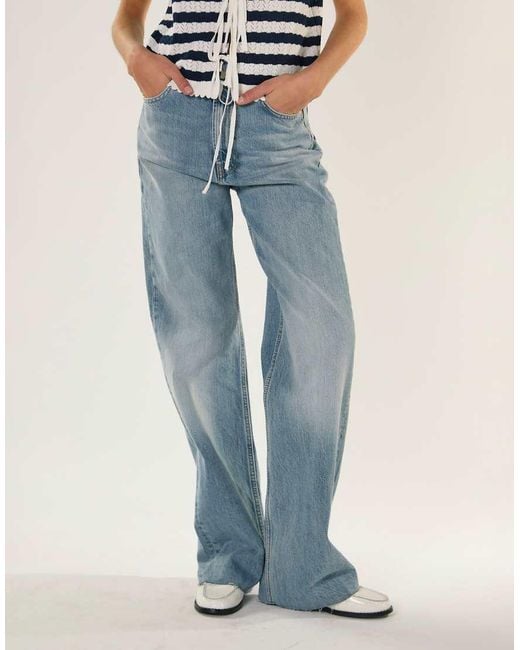 Glamorous Blue Straight Leg Jeans