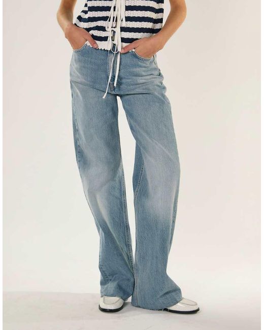 Glamorous Blue Straight Leg Jeans