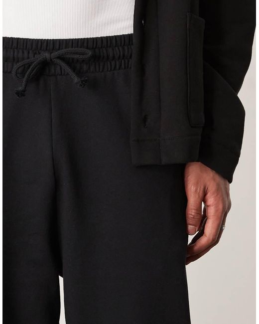 ASOS Black Essential Oversized Trackies for men