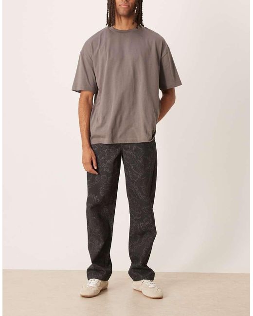 ASOS Natural baggy Trousers for men