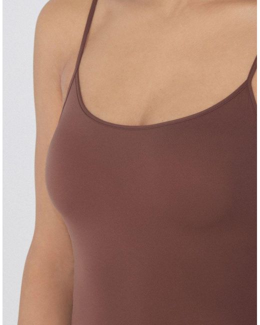 Tezenis Brown Microfibre Body