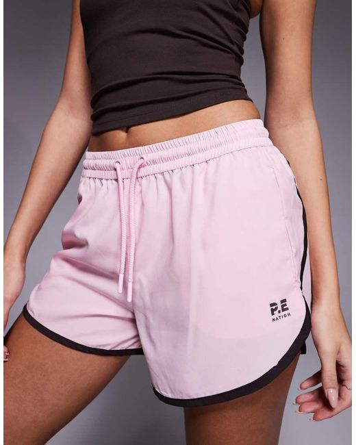 P.E Nation Purple Academy Shorts