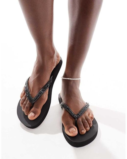 Embellished flip flops uk hotsell