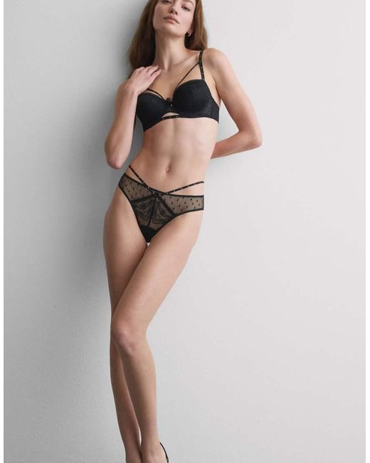 Intimissimi Brown Flirt Fearlessly Brazilian Briefs