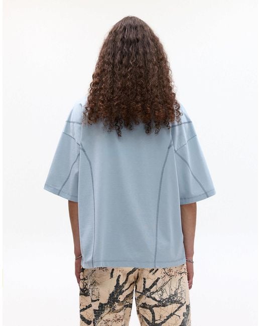 Pull&Bear – t-shirt in Blue für Herren