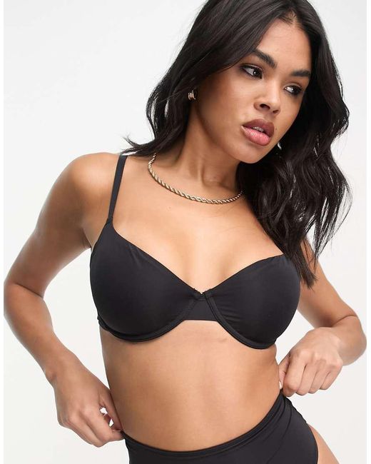 DORINA Black Evelyn B-f Blend Smoothing Unpadded Underwired Bra
