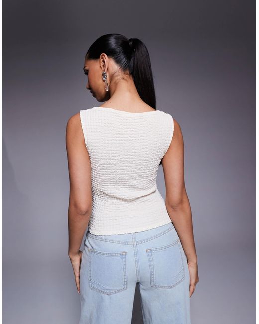 ASOS Gray – strukturiertes tanktop