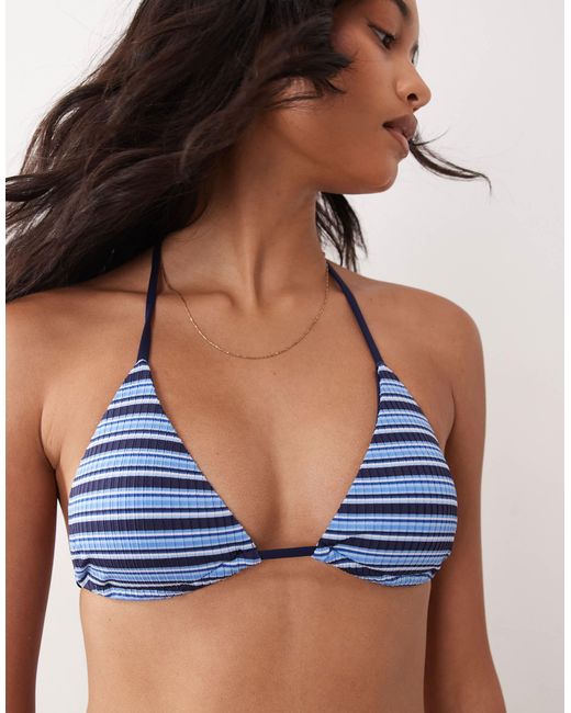 Cotton On Multicolor Triangle Bikini Set