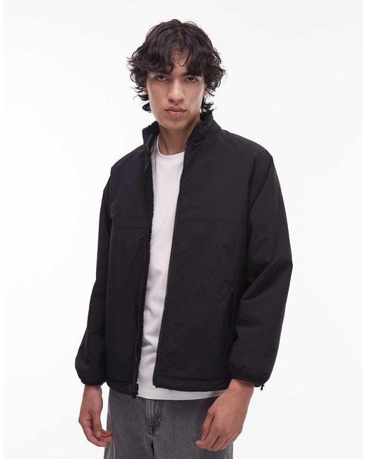 Gramicci Blue Reversible Sherpa Jacket for men