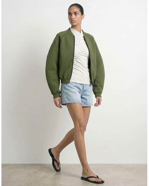 HYPEDROP Green Bomber Jacket