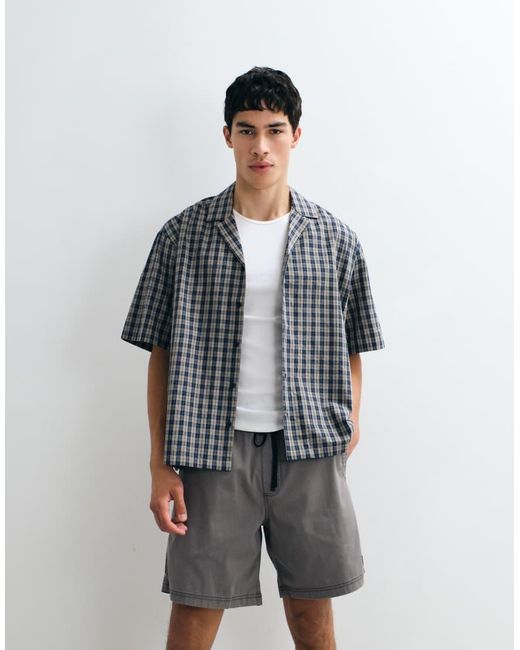 Hollister Gray Y2k Pull On Shorts for men