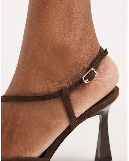ALDO Brown Julez Sling Heeled Shoes