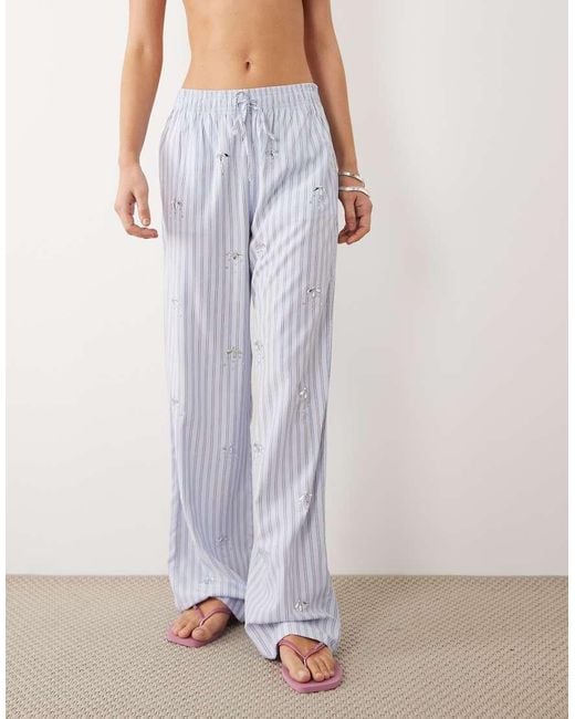 Mango White Jewelry Straight Trouser Co-ord