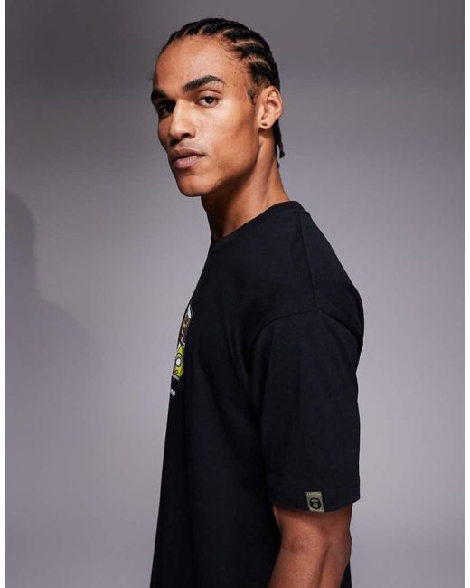 Aape By A Bathing Ape Blue Aape By A Bathing Ape Aaper T-shirt for men