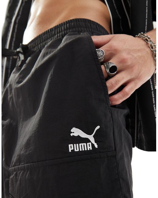 PUMA Black Classics Cargo Shorts for men