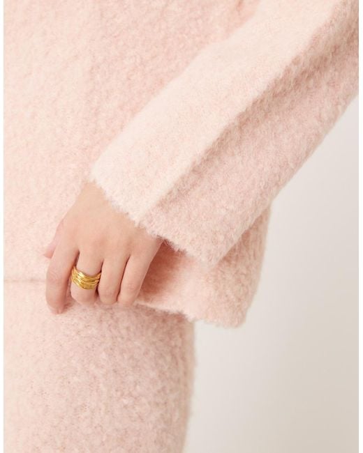 Maglione Super Soffice Chiaro di River Island in Pink