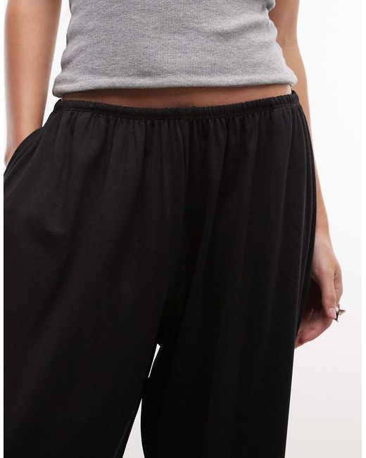 Weekday Black Balloon Fit Trousers