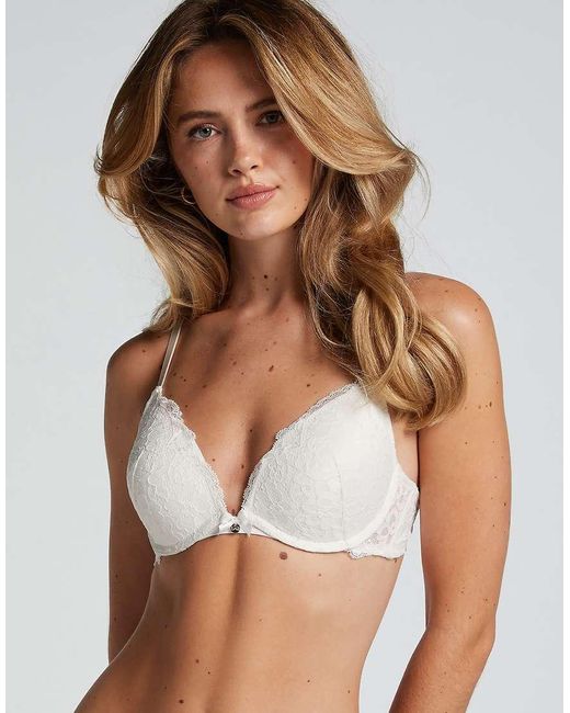 Hunkemöller Brown Marine Padded Push-Up Underwired Bra