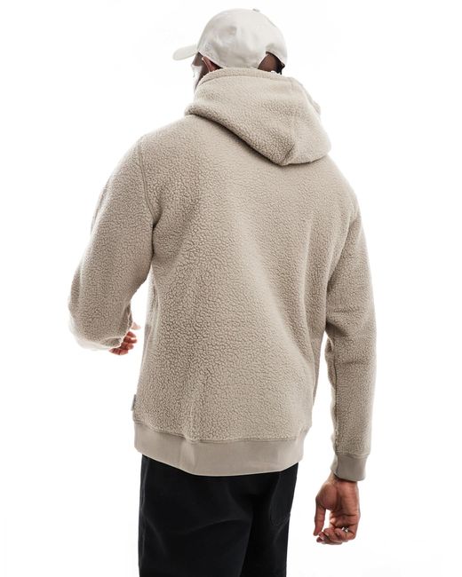 Sweat duveteux beige Only Sons pour homme en coloris Neutre Lyst