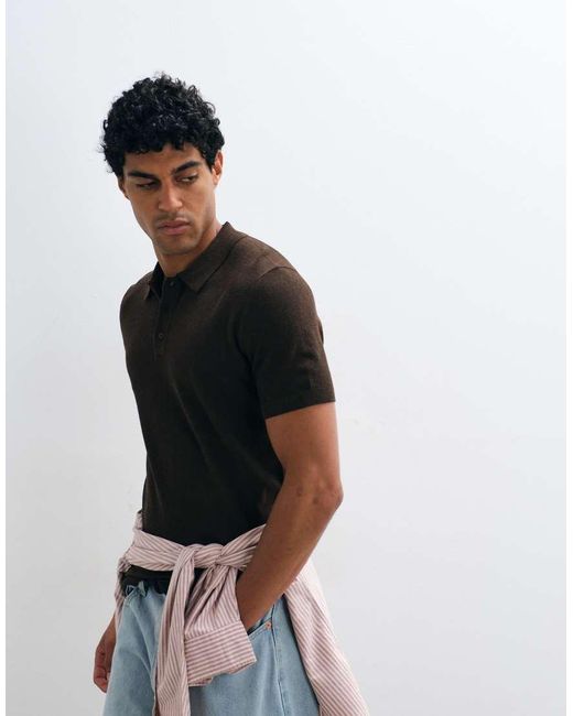 Polo di Mango in White da Uomo