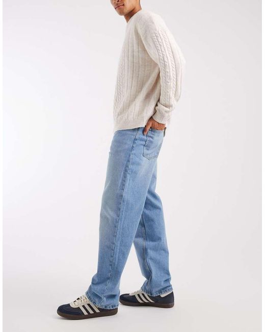 Cotton On Blue Baggy Jean for men