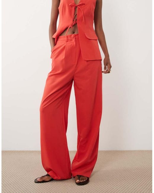 Miss Selfridge Tailored Wide Leg Trouser