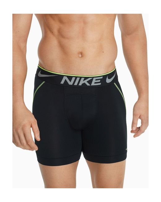 Nike 2 Pack Breathe Micro Boxer Briefs in Black for Men - Lyst