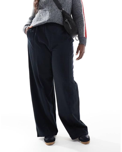 ASOS Black Asos Design Curve Straight Leg jogger