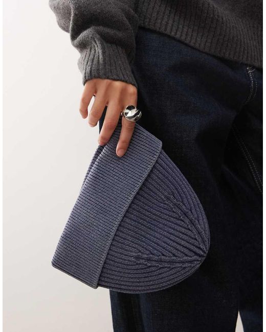Collusion Geribbelde Beanie in het Black