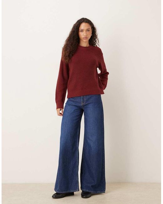 JJXX Red Knit Jumper
